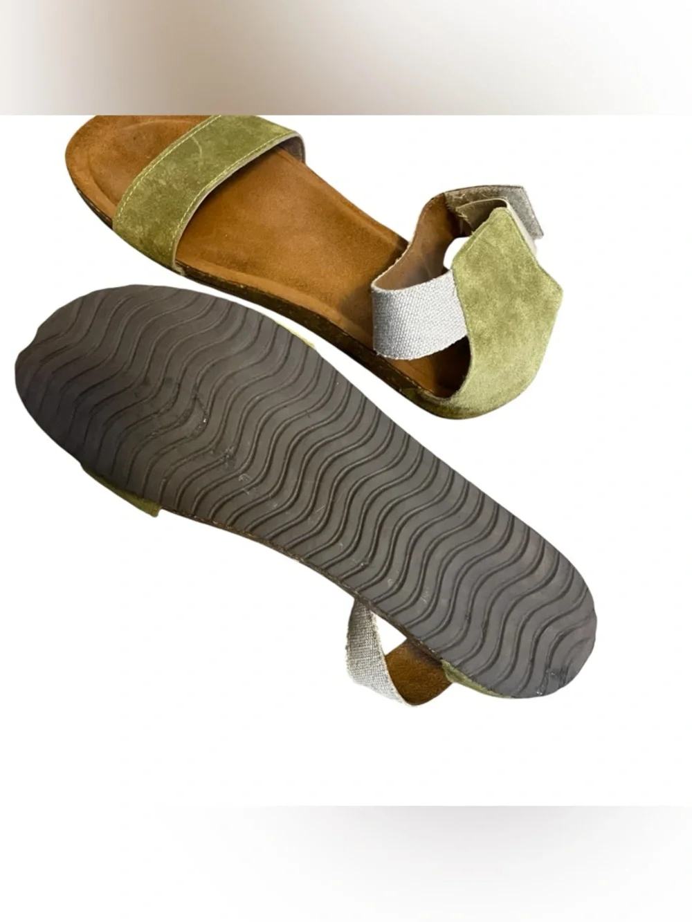 Sundance leather sandals made in Italy size 40